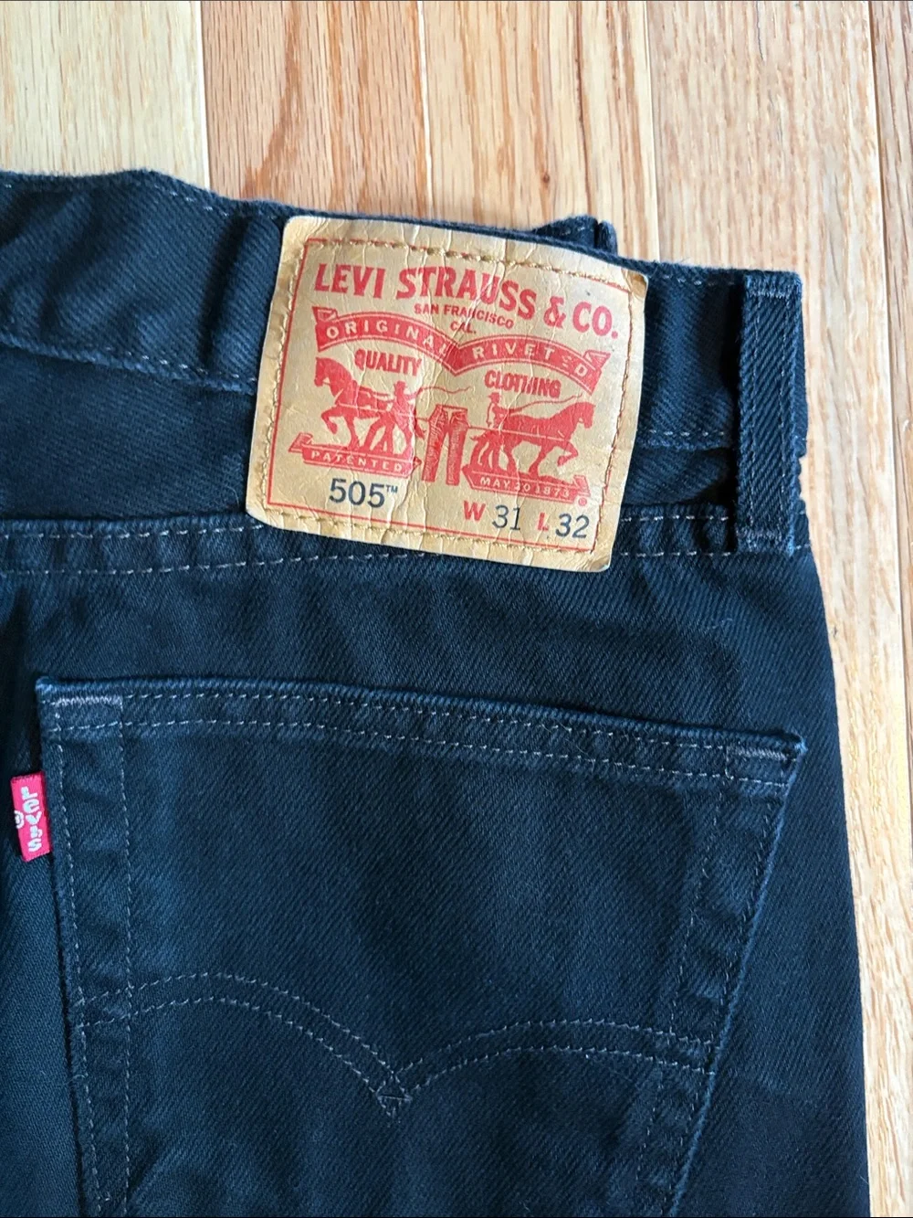 Levi's Black Straight-Leg Men's Jeans